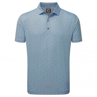 Footjoy mini floral lisle polo - lisle,