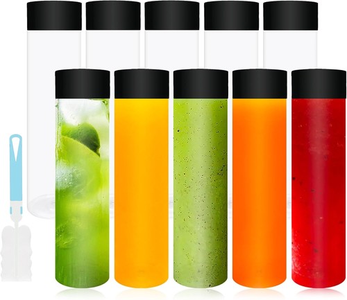 10pcs clear plastic juice - plastic,