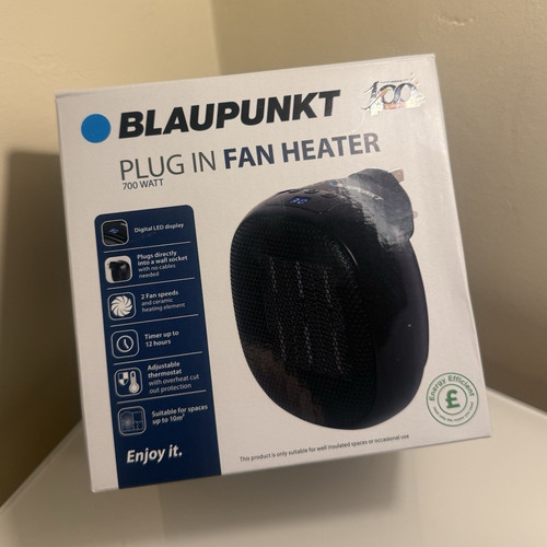 Blaupunkt plug fan heater - plug,