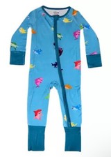 Unisex Bamboo 1-Piece Zippie -