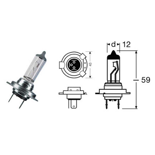 Lamp 12v 55w px26d yamaha - h7,