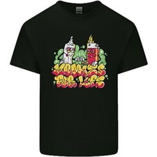 Spliff & Lighter Homies Funny Weed Cannabis Mens Cotton T-Shirt Tee Top