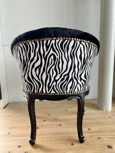 Cocktail chair velvet black - chair,