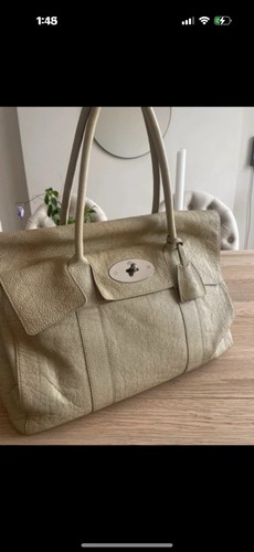 Mulberry beige pebbled leather - beige,