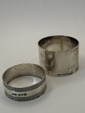 DO Two Sterling Silver Napkin
