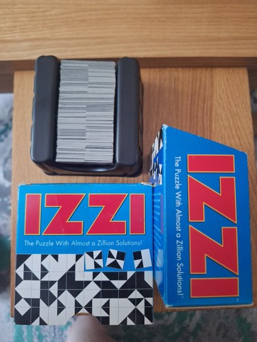 Izzi the puzzle with - the,