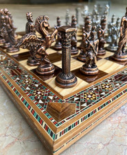 Antique Pegasus Chess Set –