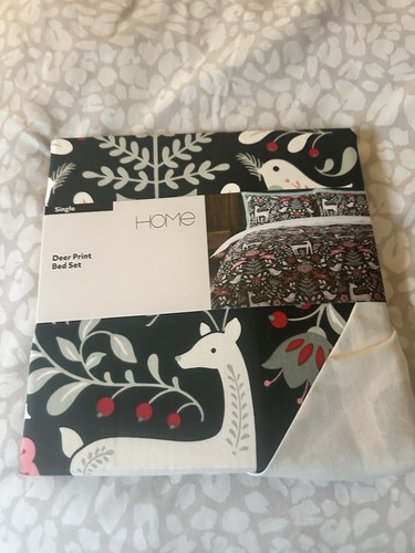 Christmas deer print single - christmas,