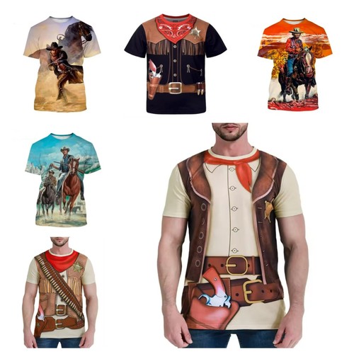 Western cowboy streetwear - cowboy, 3d