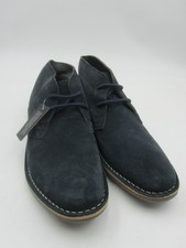 RED TAPE Navy Blue Suede Desert Style Lace Up Boot Size 10 BNWT