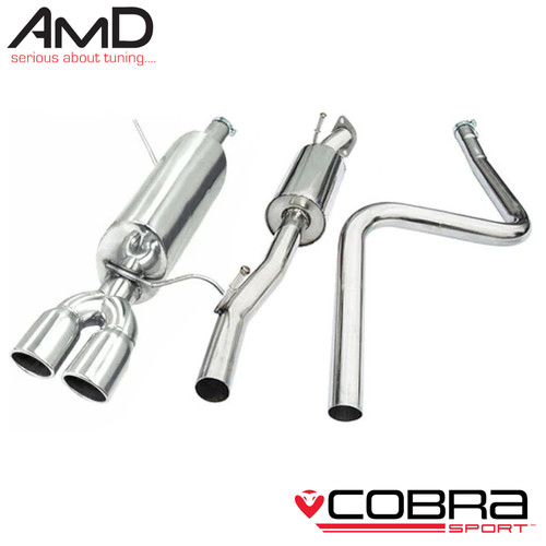 Cobra fiesta mk7 exhaust zetec - cobra,