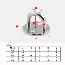 Pad Eye Plate Staple Ring Hook