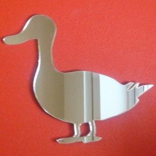 Waddling duck shaped acrylic - waddling,