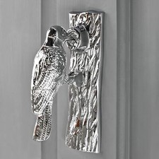 Bright Chrome Woodpecker Door