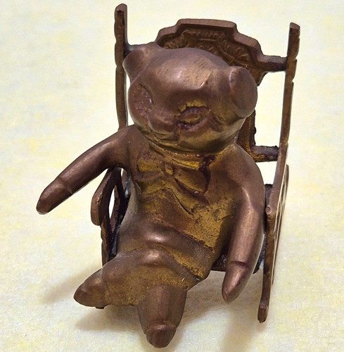 Brass gemtleman pig bear - gemtleman, /
