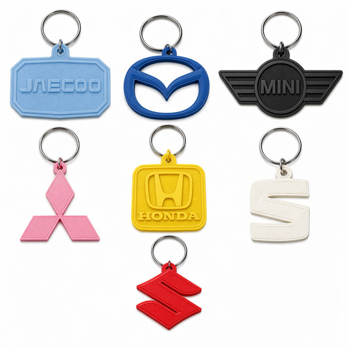 All cars logo keyring - all, 3d