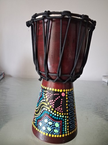 Hand crafted wood drum - crafted,