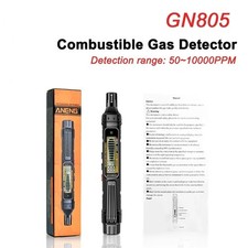 Combustible Gas Detector Natural Gas Leak Detector with Audible & Visual Alarm