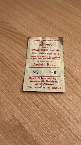 Ticket 1979 liverpool - 1979/80,