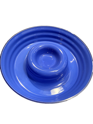 Dansk blue glass - blue, &