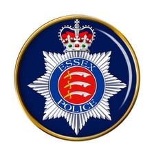 Essex police pin badge - police,