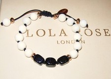 LOLA ROSE WHITE + NAVY BLUE