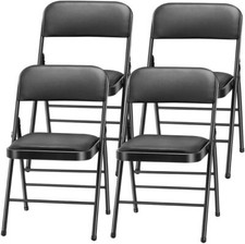 4 Pack Folding Chairs w/