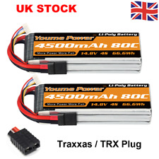 2pcs Youme 4500mAh 4S Lipo