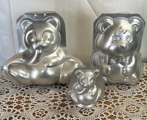 Vtg lot wilton 3d - lot, teddy