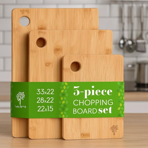 Bamboo chopping board set - chopping,