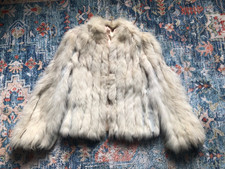 Vintage 100%  Quality real arctic fox Fur Coat