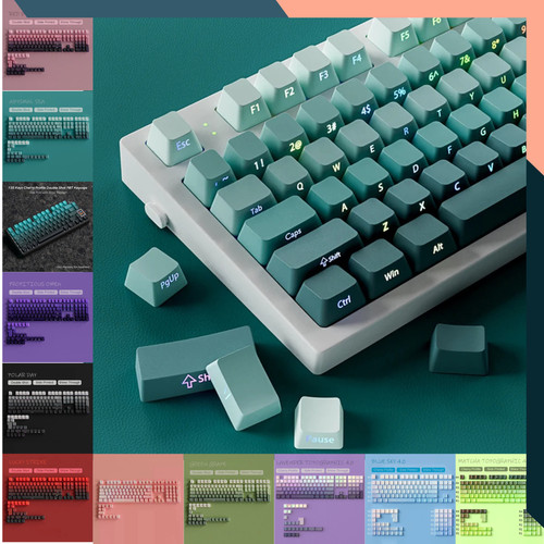 Pbt shine through keycaps - shine, 135