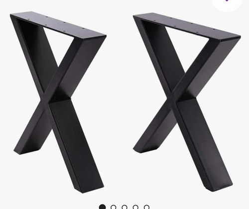 Pair industrial metal table - industrial,