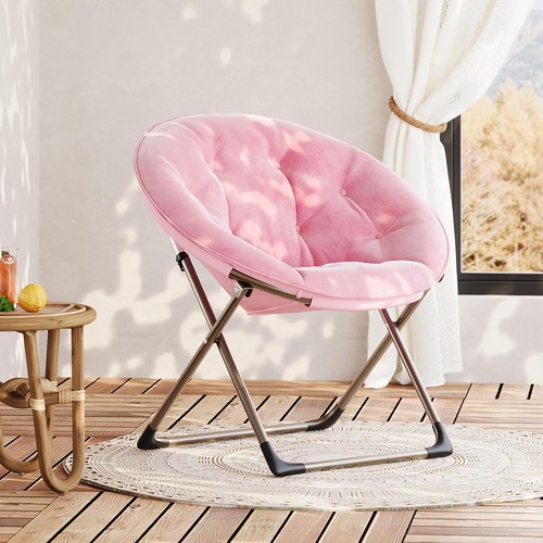 Round folding moon chair - round,