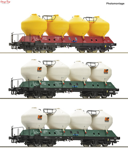 Roco uacs silo wagon - wagon, set