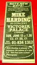 Mike Harding London Gig Vintage ORIG 1977 Press/Mag ADVERT 4"x2"Folk Rock/Comedy