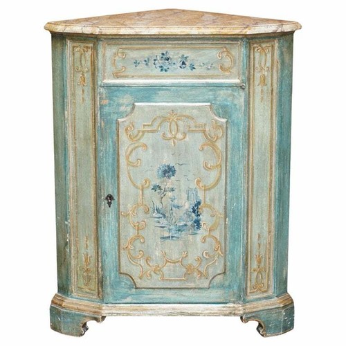 Hand painted vintage - painted, corner