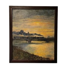 Vintage oil painting signed - vintage,