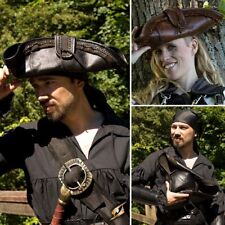Quality Leather Pirate Tricorn