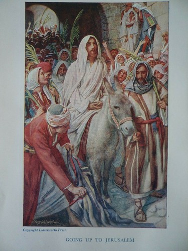 Antique colour prints christ - 2,