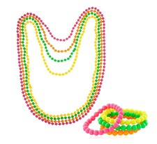 Neon Beads Necklace/Bracelet