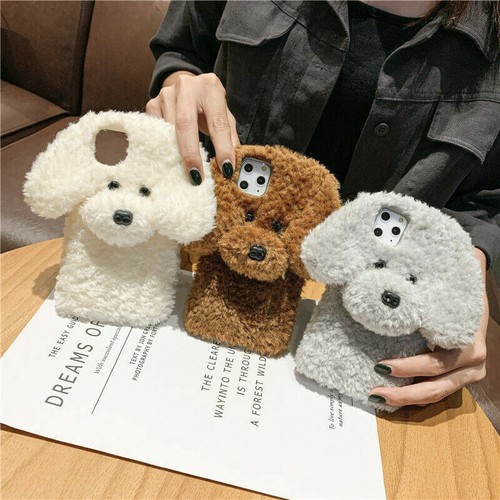 Fluffy plush teddy dog - fluffy,