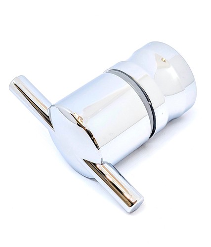 Shower door handle - door, silver