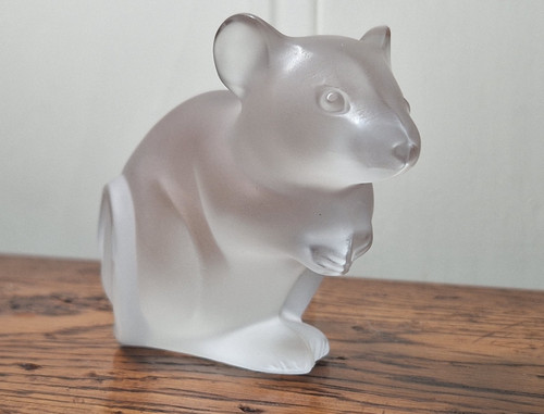 Lalique crystal large - , mouse