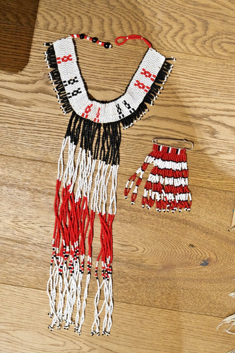 Zulu style beaded collar - beaded,