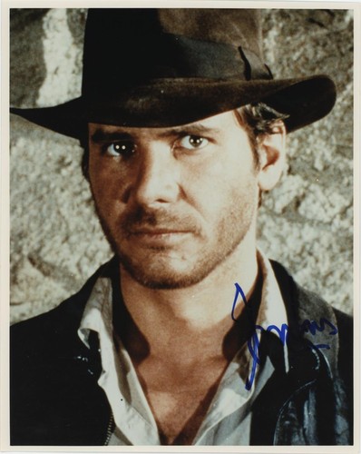 Harrison ford signed photo - ford,