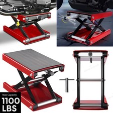 500KG Motorbike Motorcycle Table Bench Workshop Scissor Lift Jack Stand Paddock