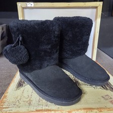 Size 7 Black RJ'S Fuzzies