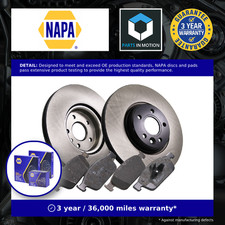 2x Vented Brake Discs and Pads