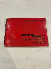 1980 Porsche 911SC Owner's